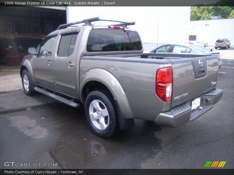 Granite Metallic / Desert 2005 Nissan Frontier LE Crew Cab 4x4
