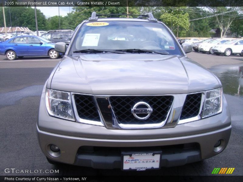 Granite Metallic / Desert 2005 Nissan Frontier LE Crew Cab 4x4