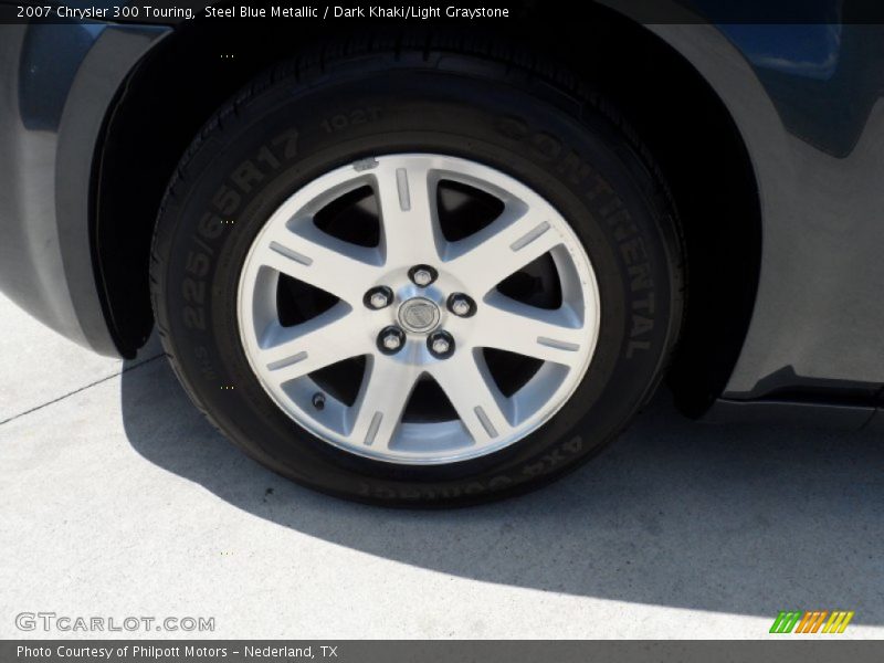 Steel Blue Metallic / Dark Khaki/Light Graystone 2007 Chrysler 300 Touring