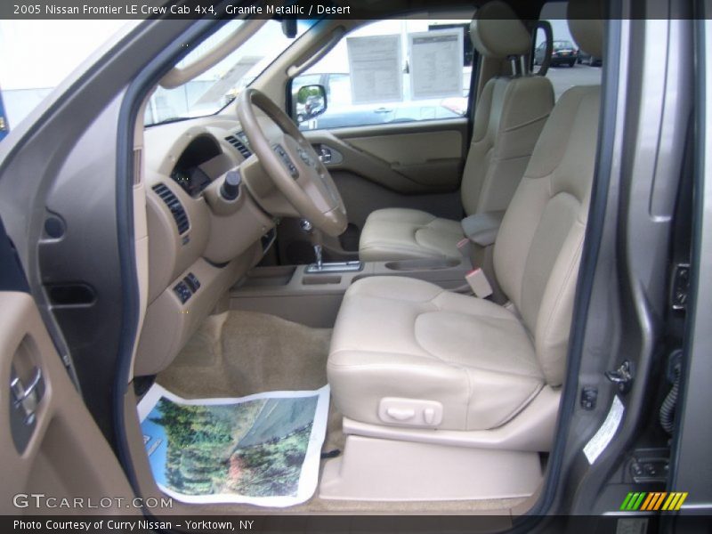 Granite Metallic / Desert 2005 Nissan Frontier LE Crew Cab 4x4