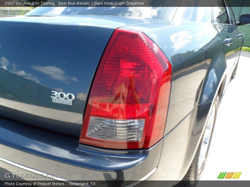 Steel Blue Metallic / Dark Khaki/Light Graystone 2007 Chrysler 300 Touring