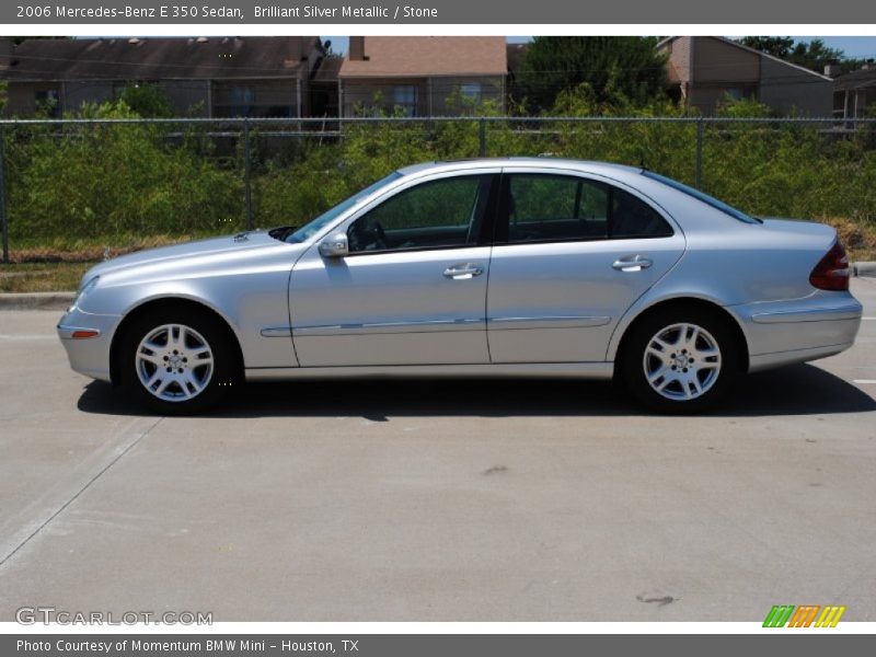 Brilliant Silver Metallic / Stone 2006 Mercedes-Benz E 350 Sedan