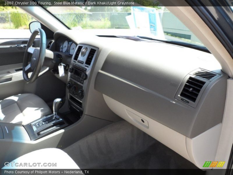 Steel Blue Metallic / Dark Khaki/Light Graystone 2007 Chrysler 300 Touring