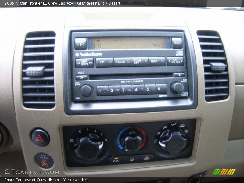 Granite Metallic / Desert 2005 Nissan Frontier LE Crew Cab 4x4