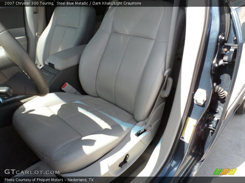 Steel Blue Metallic / Dark Khaki/Light Graystone 2007 Chrysler 300 Touring
