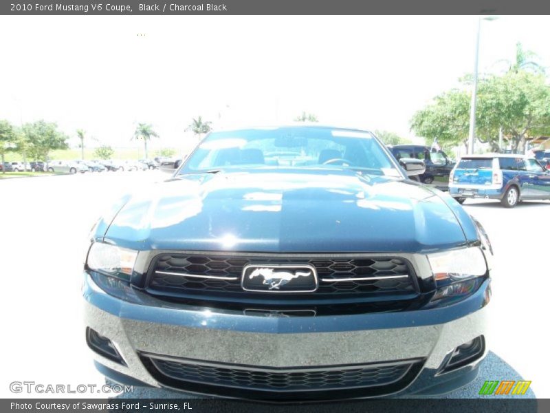 Black / Charcoal Black 2010 Ford Mustang V6 Coupe