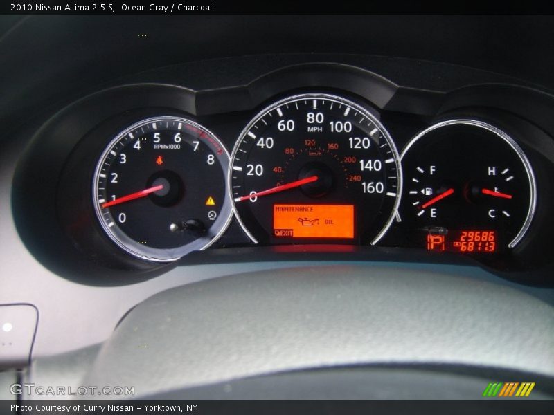 Ocean Gray / Charcoal 2010 Nissan Altima 2.5 S