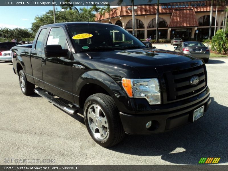Tuxedo Black / Medium Stone 2010 Ford F150 STX SuperCab