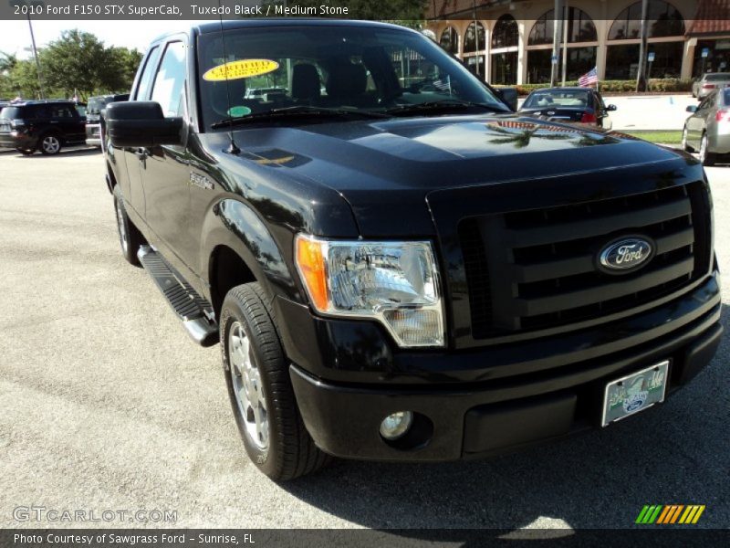 Tuxedo Black / Medium Stone 2010 Ford F150 STX SuperCab