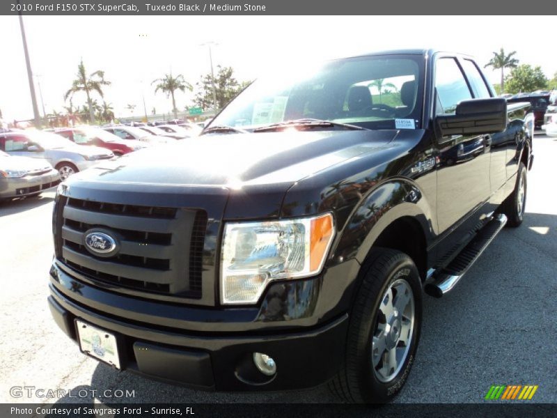 Tuxedo Black / Medium Stone 2010 Ford F150 STX SuperCab