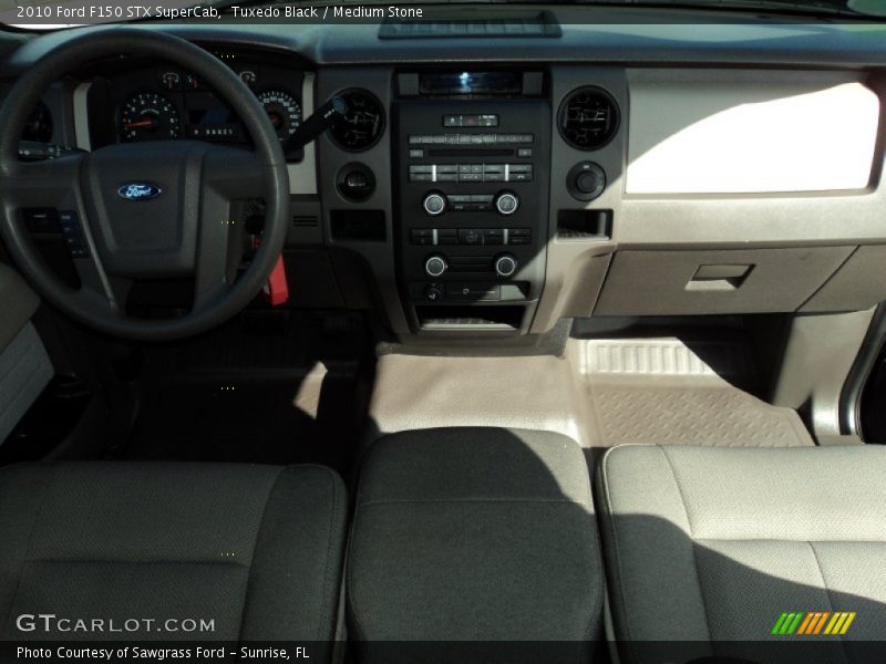 Tuxedo Black / Medium Stone 2010 Ford F150 STX SuperCab