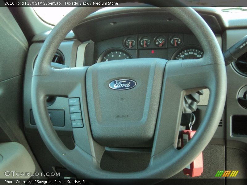 Tuxedo Black / Medium Stone 2010 Ford F150 STX SuperCab