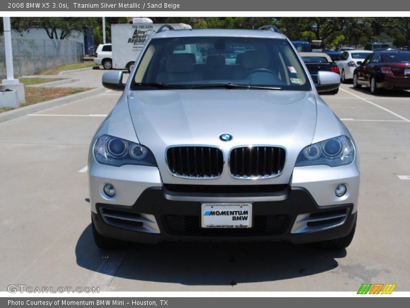 Titanium Silver Metallic / Sand Beige 2008 BMW X5 3.0si
