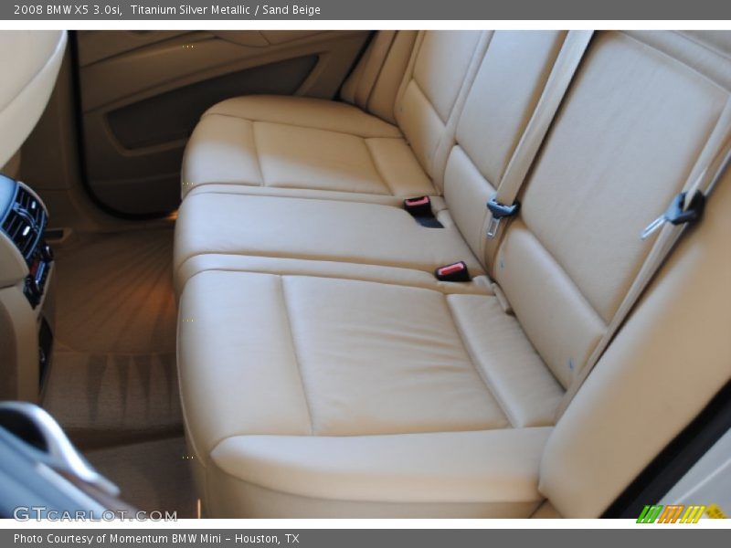 Titanium Silver Metallic / Sand Beige 2008 BMW X5 3.0si