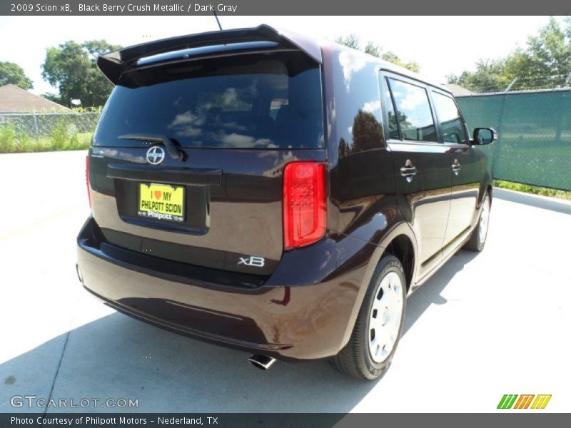 Black Berry Crush Metallic / Dark Gray 2009 Scion xB