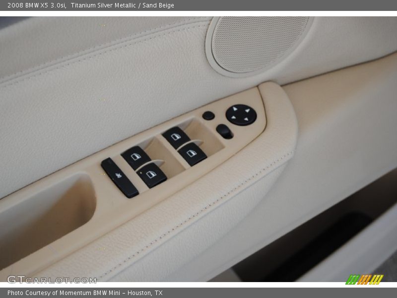 Titanium Silver Metallic / Sand Beige 2008 BMW X5 3.0si