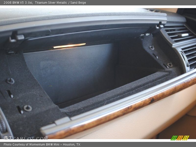 Titanium Silver Metallic / Sand Beige 2008 BMW X5 3.0si