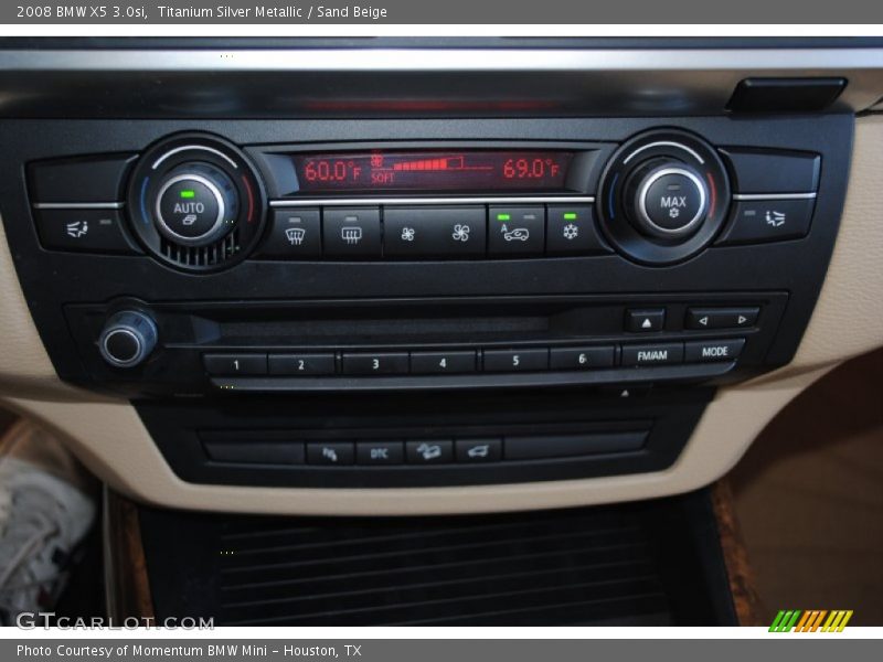 Titanium Silver Metallic / Sand Beige 2008 BMW X5 3.0si