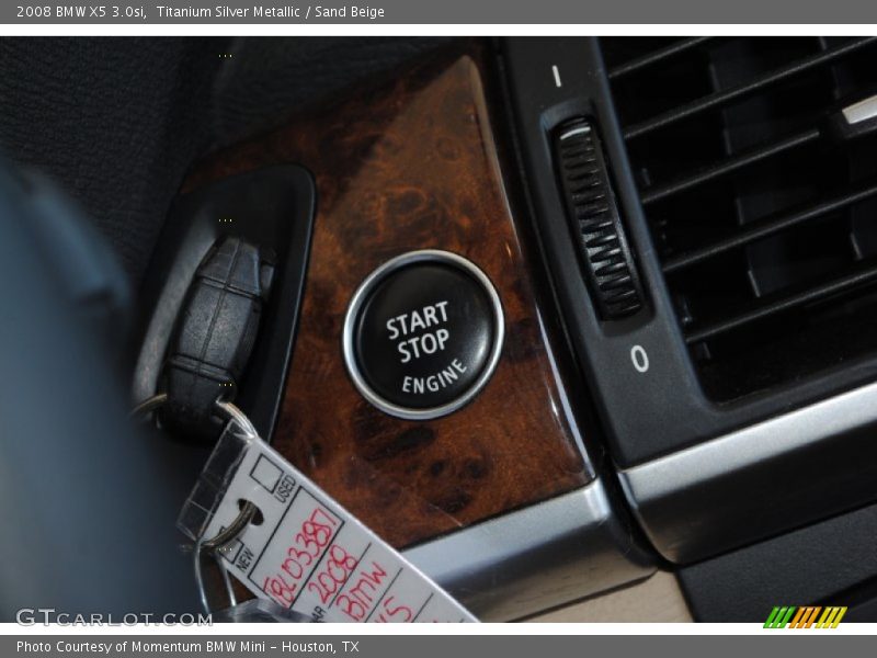 Titanium Silver Metallic / Sand Beige 2008 BMW X5 3.0si