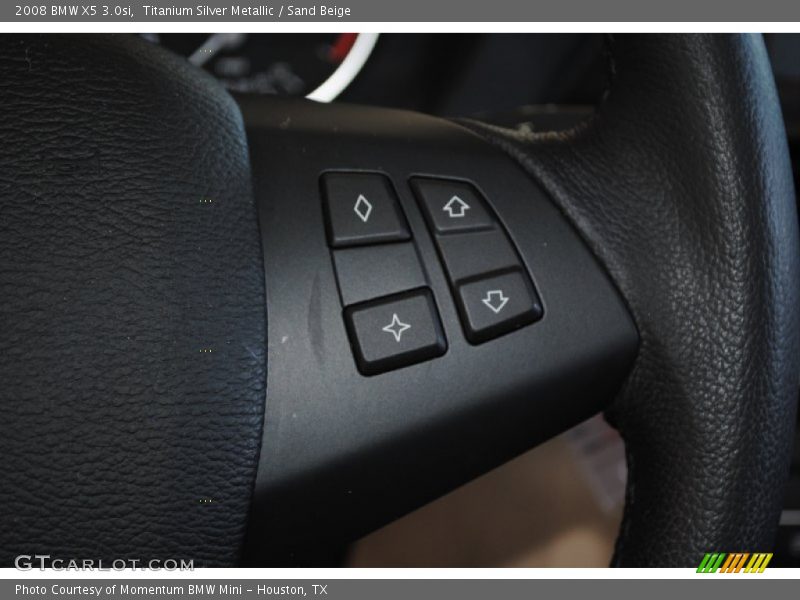 Titanium Silver Metallic / Sand Beige 2008 BMW X5 3.0si