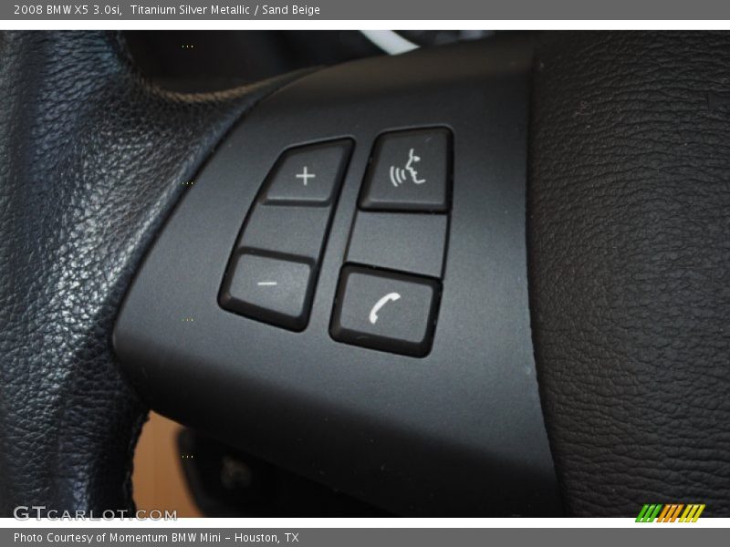 Titanium Silver Metallic / Sand Beige 2008 BMW X5 3.0si