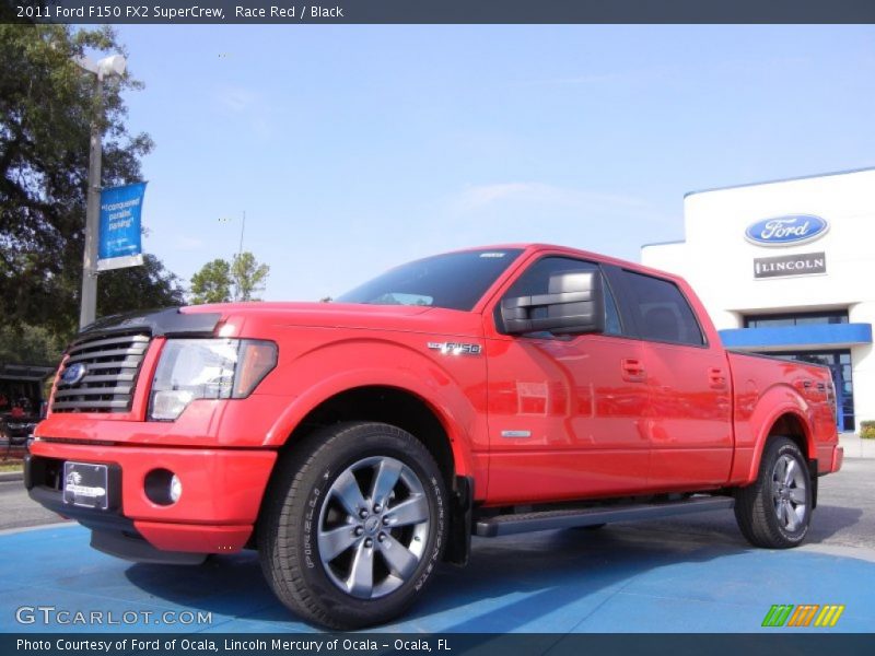 Race Red / Black 2011 Ford F150 FX2 SuperCrew