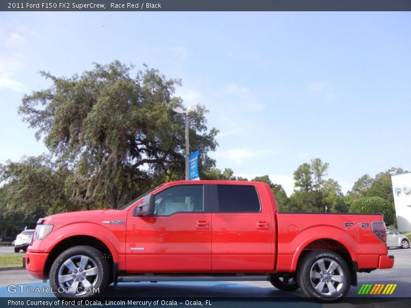 Race Red / Black 2011 Ford F150 FX2 SuperCrew