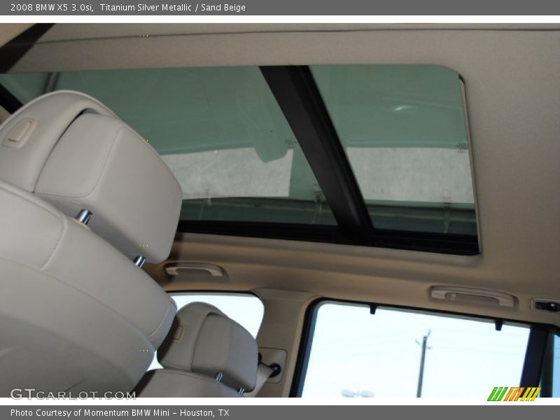 Titanium Silver Metallic / Sand Beige 2008 BMW X5 3.0si