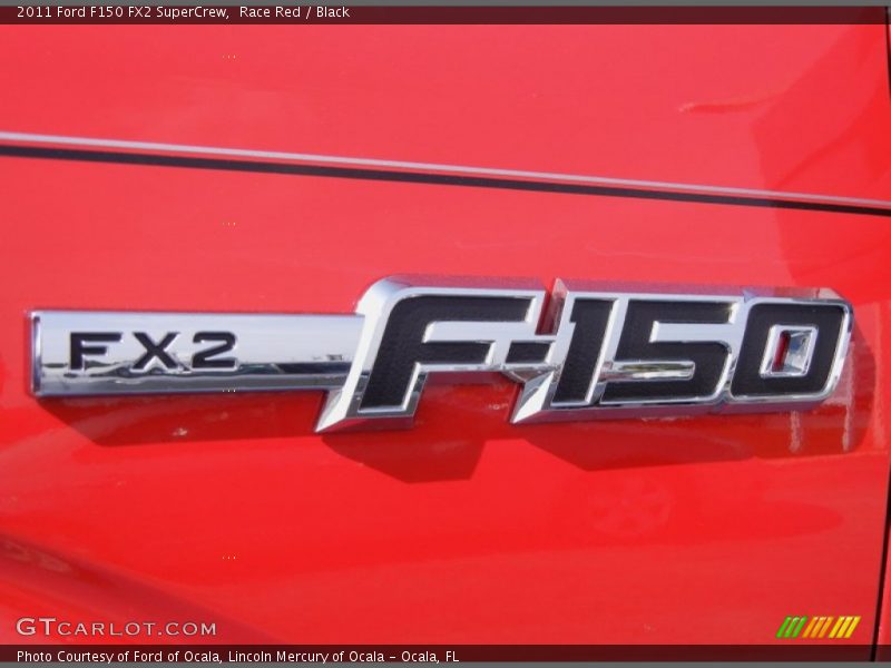 Race Red / Black 2011 Ford F150 FX2 SuperCrew