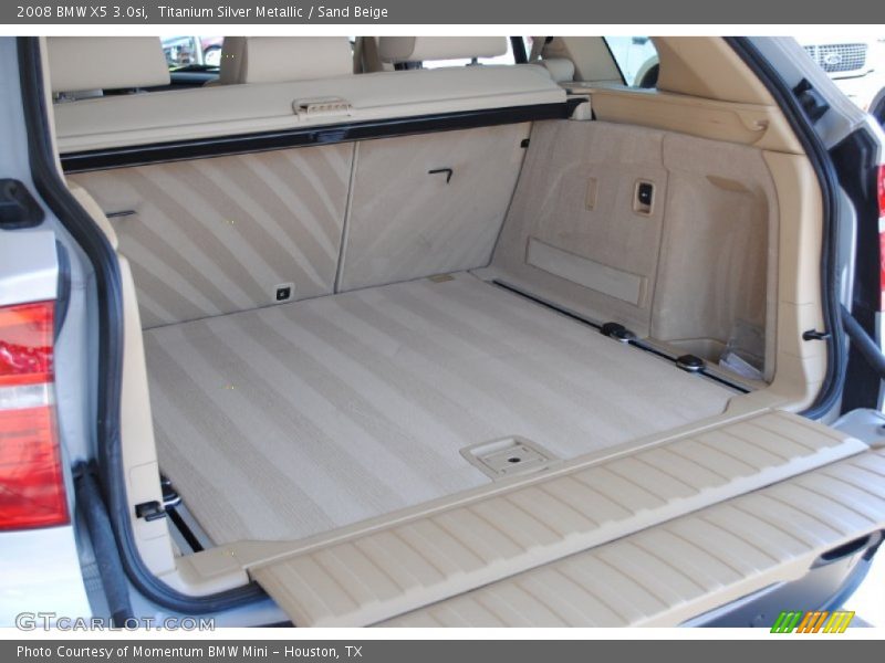 Titanium Silver Metallic / Sand Beige 2008 BMW X5 3.0si