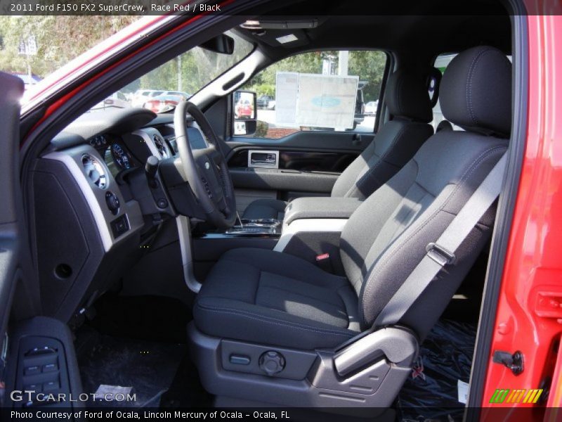 Race Red / Black 2011 Ford F150 FX2 SuperCrew