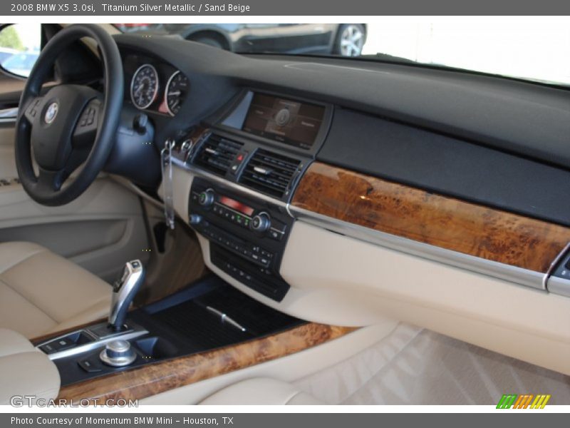 Titanium Silver Metallic / Sand Beige 2008 BMW X5 3.0si