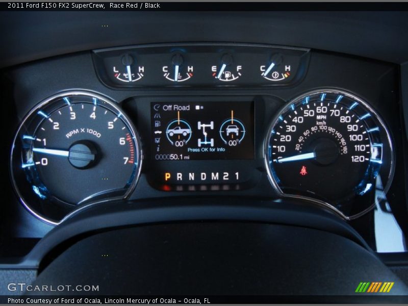 Race Red / Black 2011 Ford F150 FX2 SuperCrew