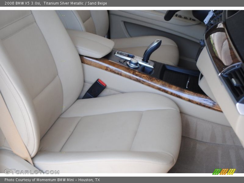 Titanium Silver Metallic / Sand Beige 2008 BMW X5 3.0si