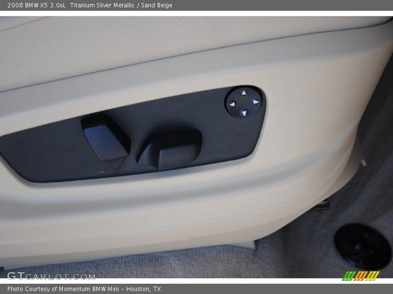 Titanium Silver Metallic / Sand Beige 2008 BMW X5 3.0si