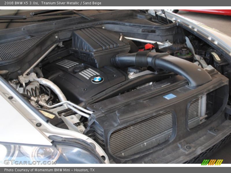 Titanium Silver Metallic / Sand Beige 2008 BMW X5 3.0si