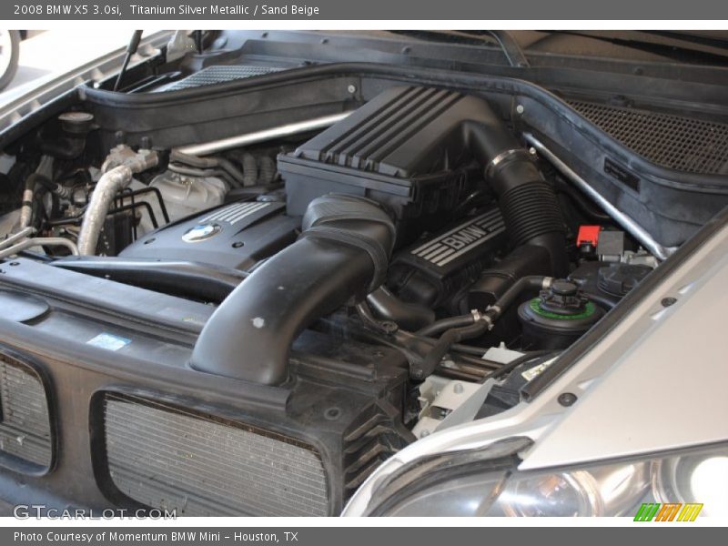 Titanium Silver Metallic / Sand Beige 2008 BMW X5 3.0si