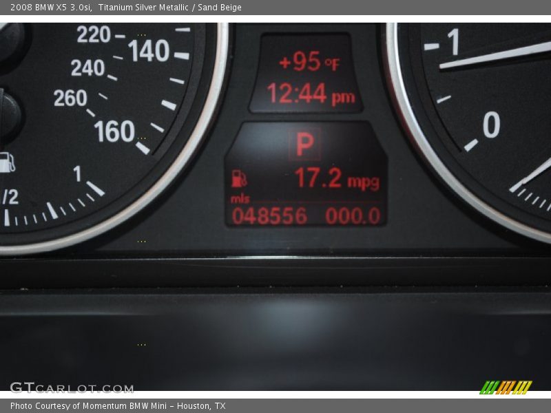 Titanium Silver Metallic / Sand Beige 2008 BMW X5 3.0si