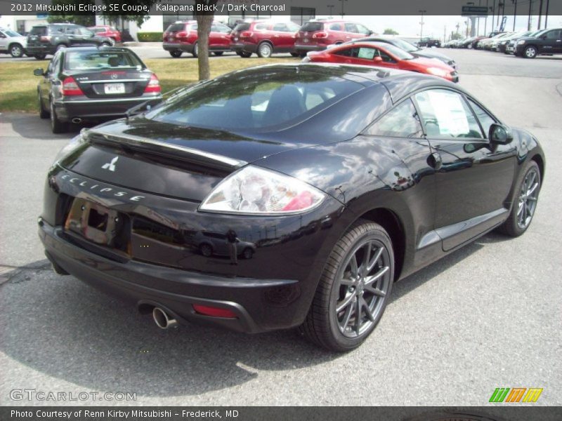 Kalapana Black / Dark Charcoal 2012 Mitsubishi Eclipse SE Coupe