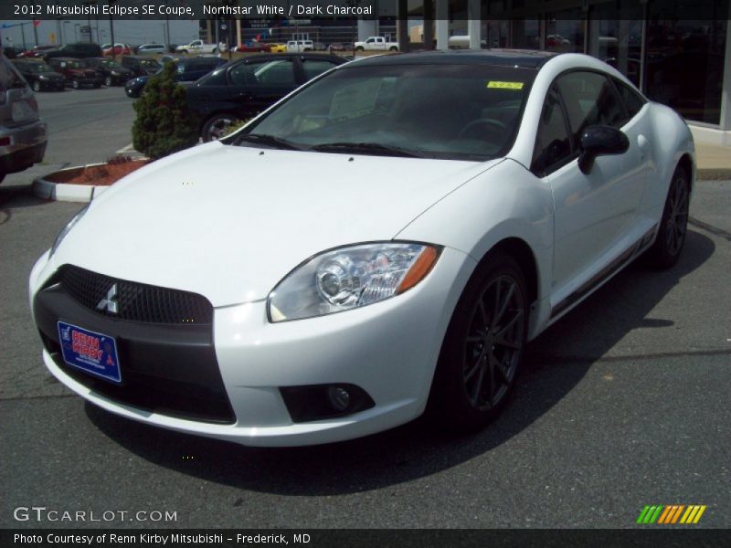 Northstar White / Dark Charcoal 2012 Mitsubishi Eclipse SE Coupe