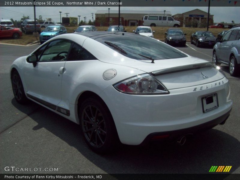 Northstar White / Dark Charcoal 2012 Mitsubishi Eclipse SE Coupe