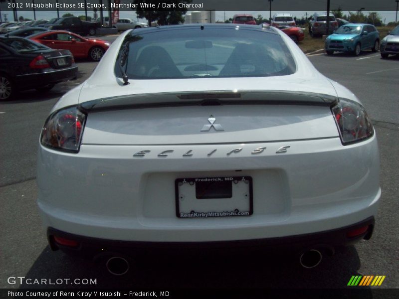 Northstar White / Dark Charcoal 2012 Mitsubishi Eclipse SE Coupe