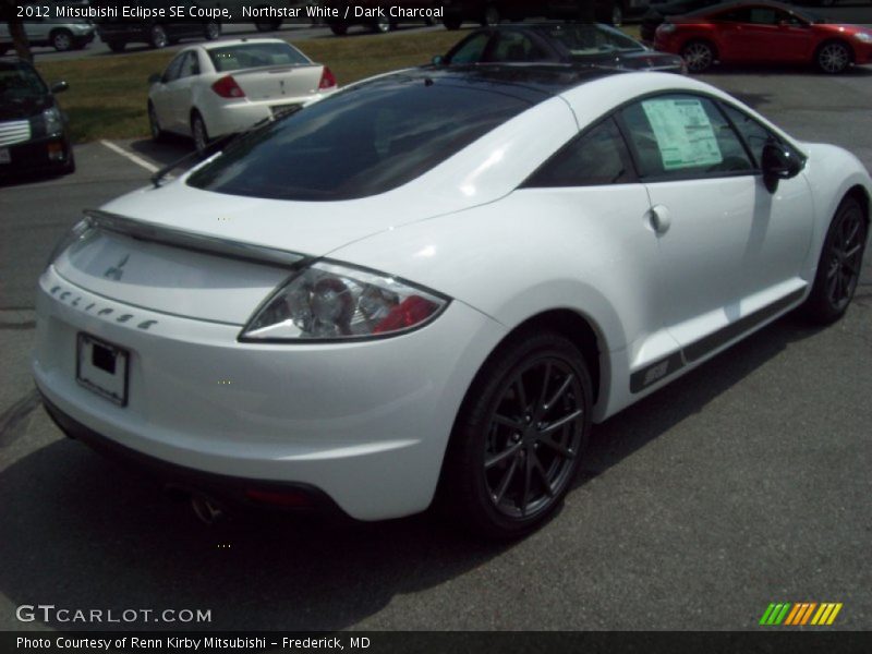 Northstar White / Dark Charcoal 2012 Mitsubishi Eclipse SE Coupe