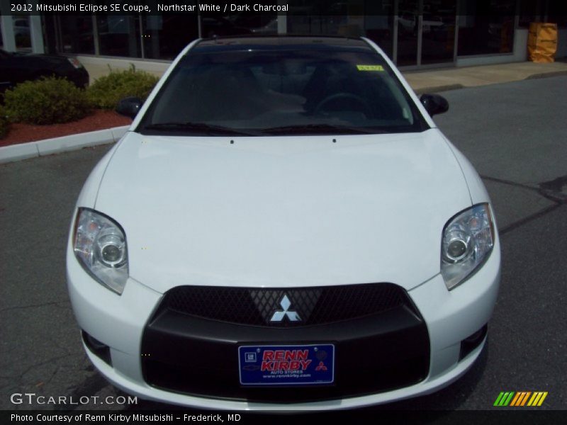 Northstar White / Dark Charcoal 2012 Mitsubishi Eclipse SE Coupe