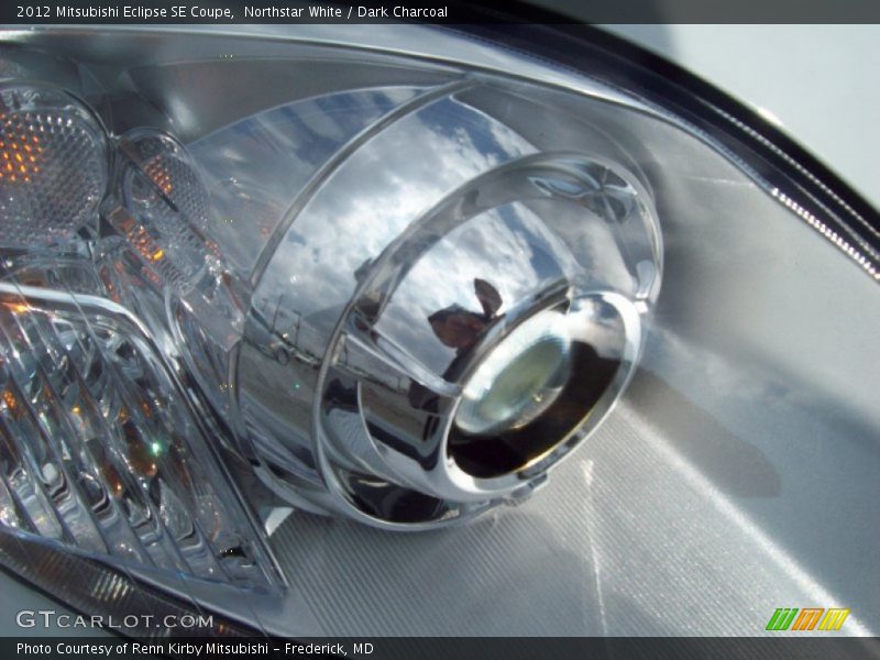 Northstar White / Dark Charcoal 2012 Mitsubishi Eclipse SE Coupe