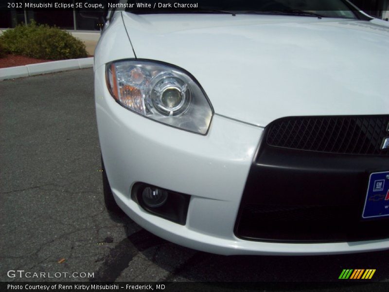 Northstar White / Dark Charcoal 2012 Mitsubishi Eclipse SE Coupe