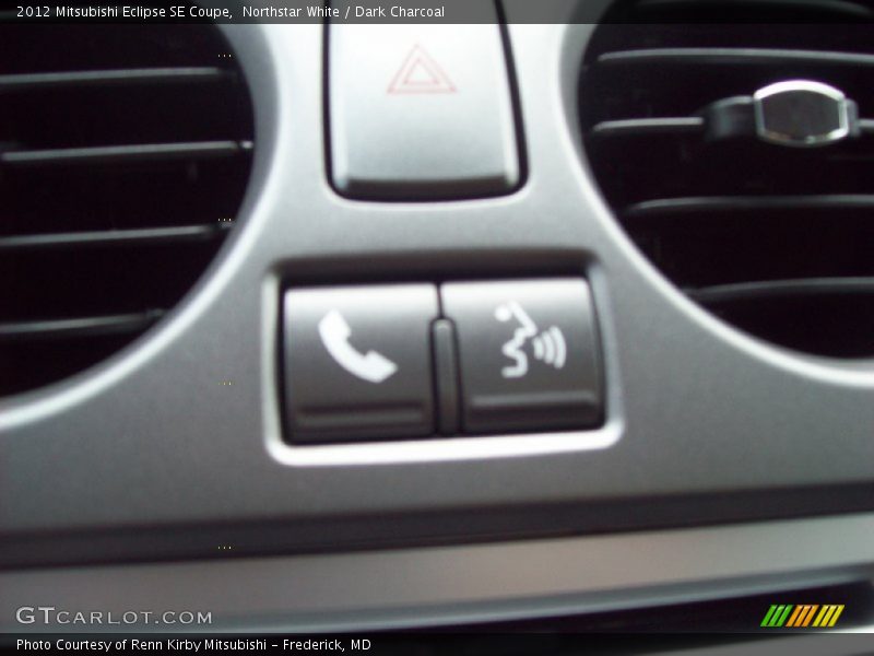 Northstar White / Dark Charcoal 2012 Mitsubishi Eclipse SE Coupe