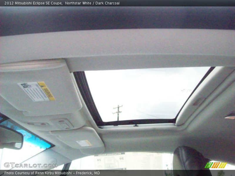Sunroof of 2012 Eclipse SE Coupe