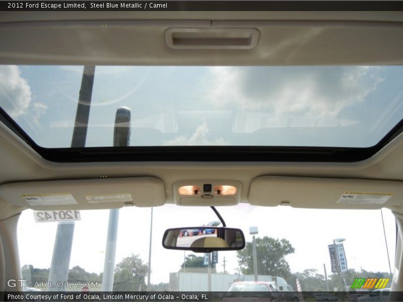 Steel Blue Metallic / Camel 2012 Ford Escape Limited