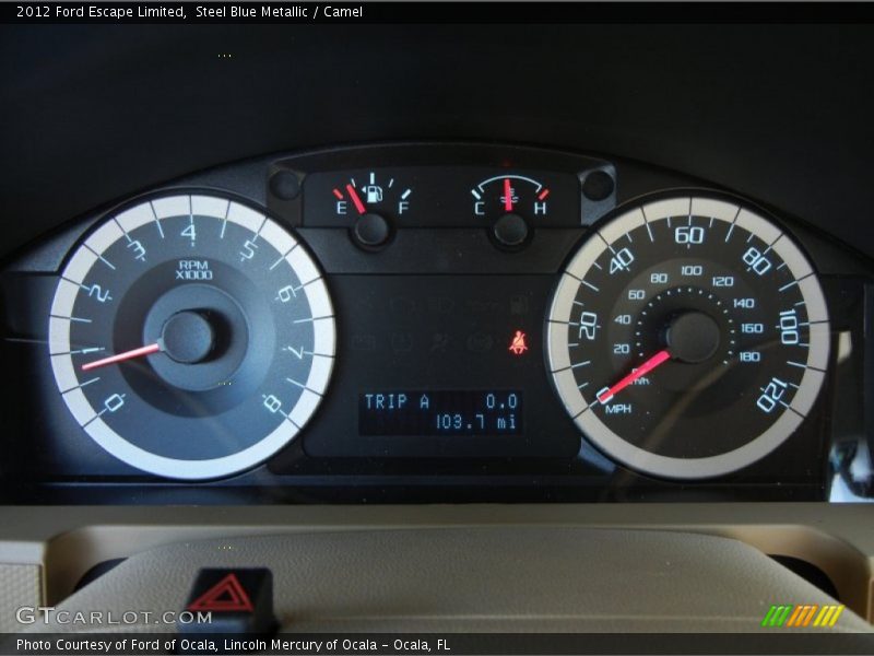  2012 Escape Limited Limited Gauges
